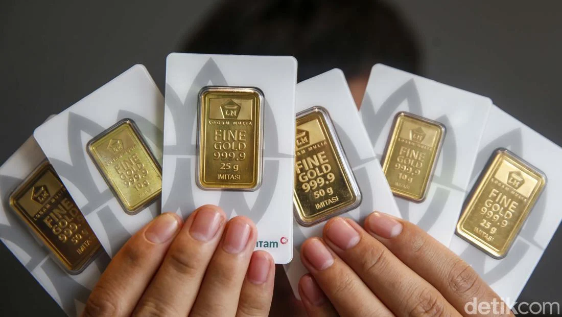 Harga Emas Antam Stagnan di Rp 2.774.000 per Gram