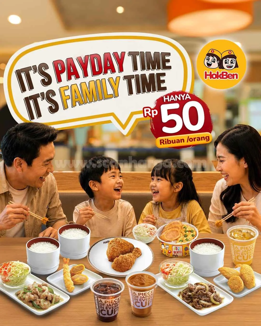 HokBen Payday: Paket Hemat Rp 50 Ribuan 25-30 Juni 2026