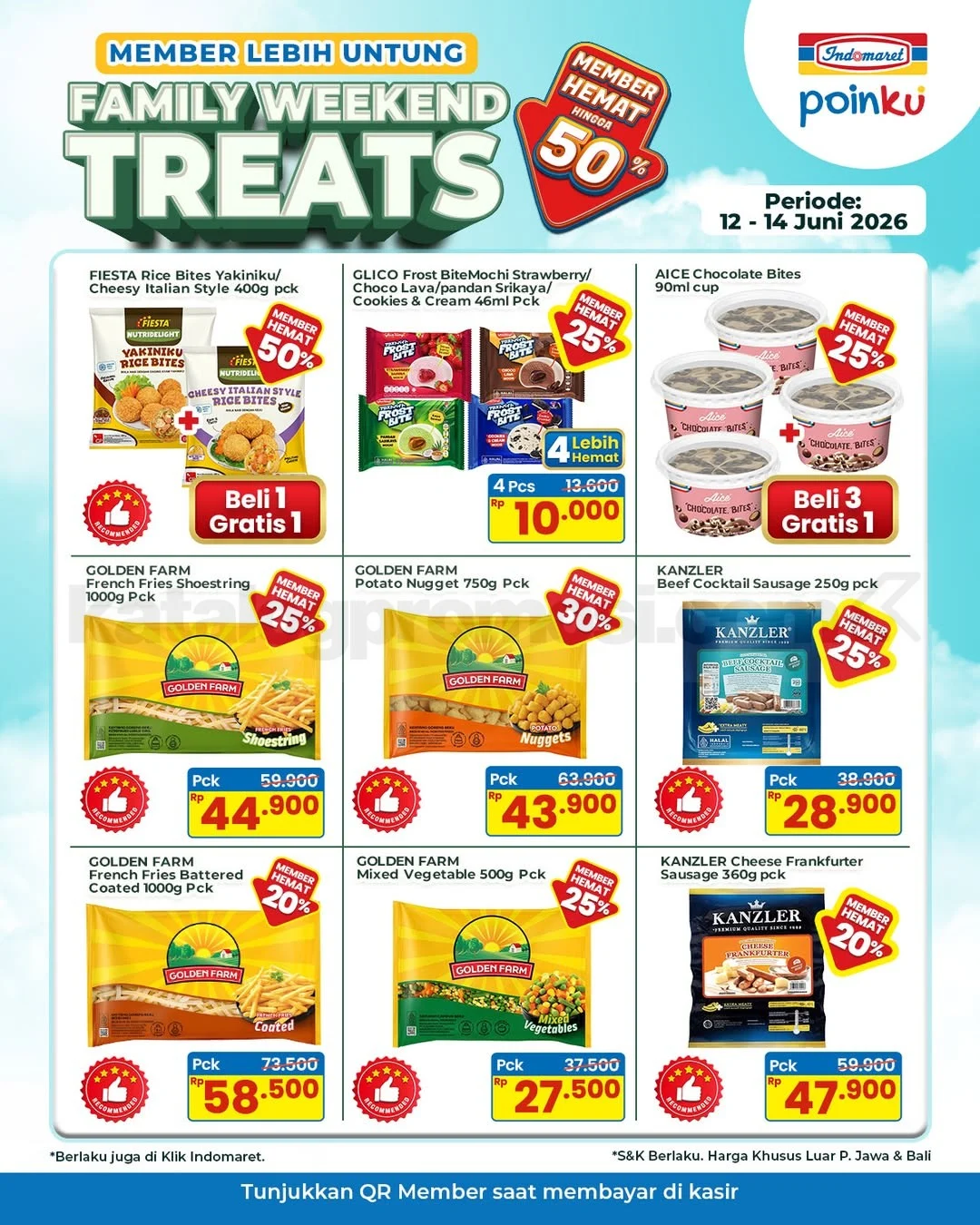 Indomaret Family Weekend: Hemat 3 Hari 12-14 Juni 2026