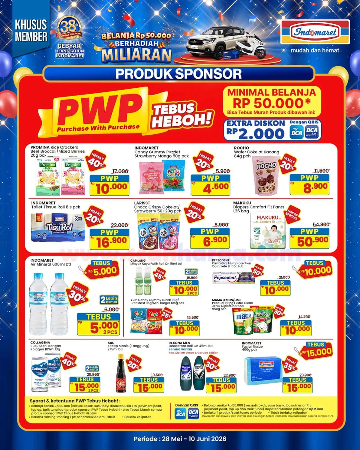 Indomaret Tebus Murah: Promo Heboh 28 Mei - 10 Juni 2026