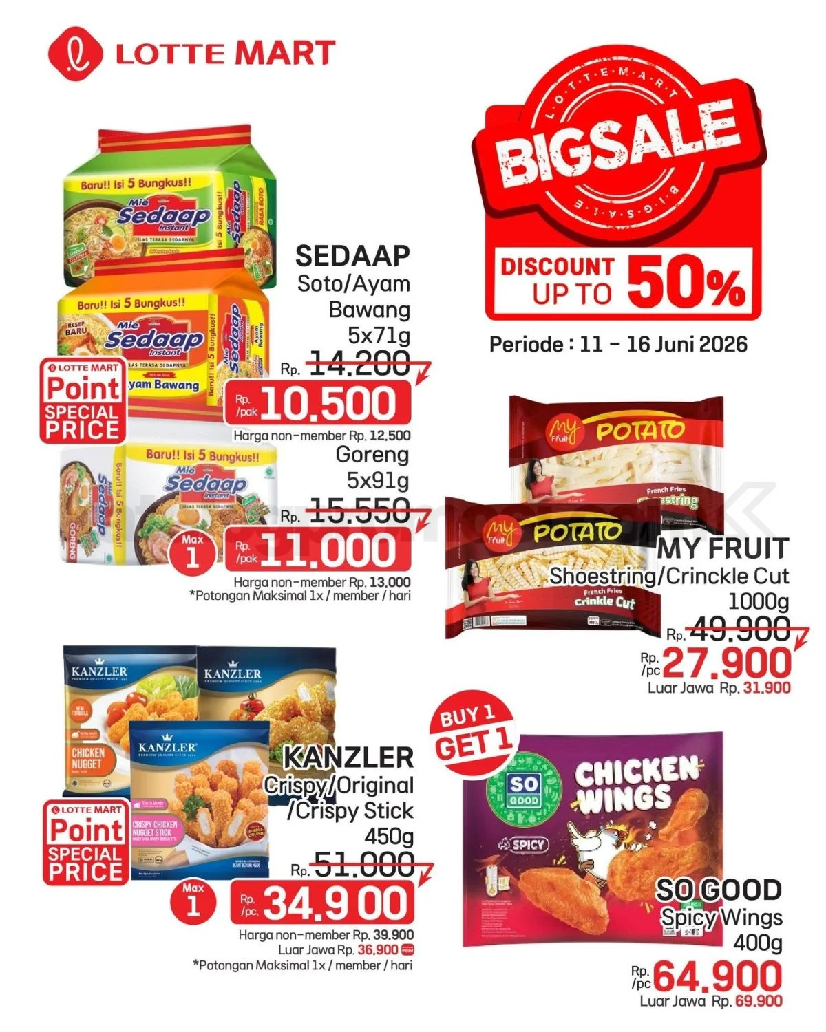 LOTTEMART: Promo JSM Weekend 11-14 Juni 2026 Hadir Lagi!