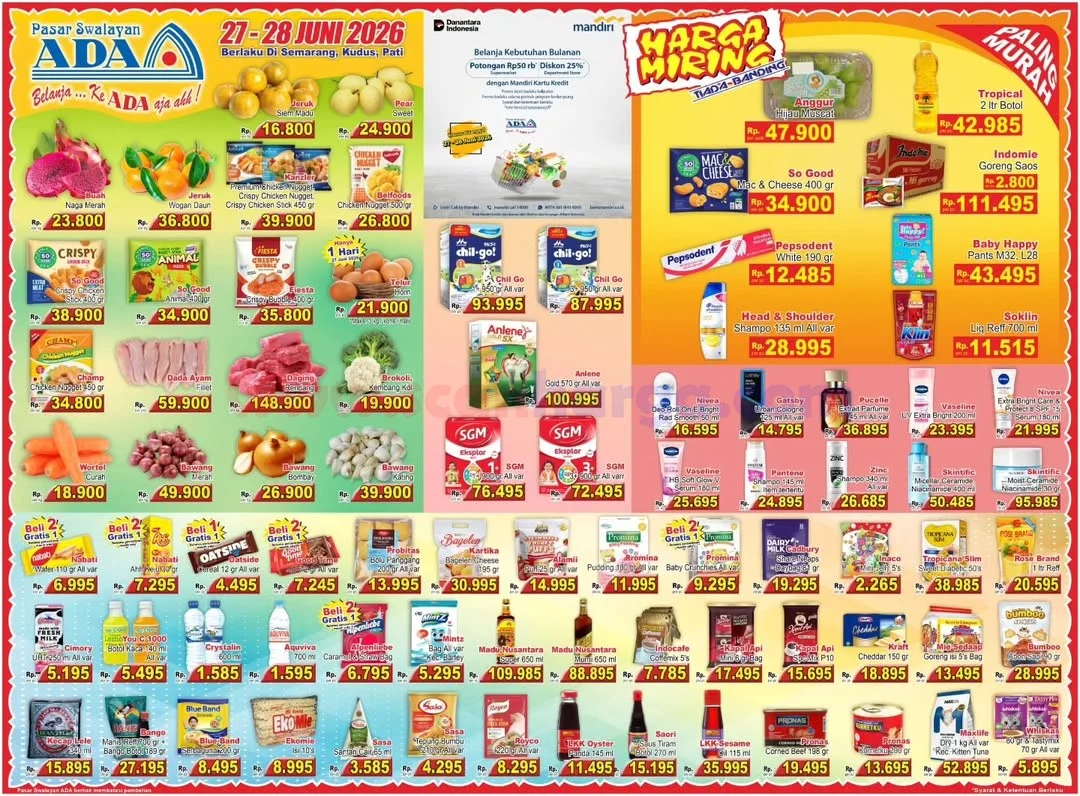 Promo ADA Swalayan 27-28 Juni 2026: Diskon Akhir Pekan Seru!