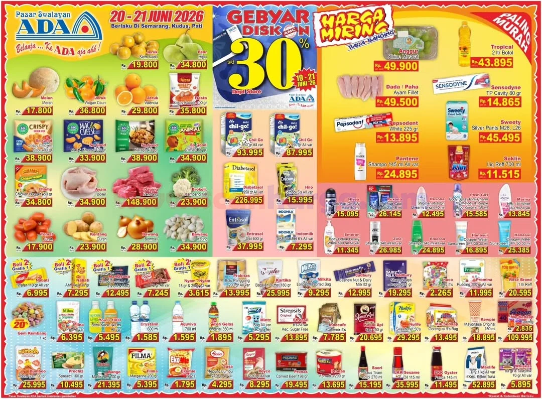 Promo ADA Swalayan: Diskon Spesial 20-21 Juni 2026