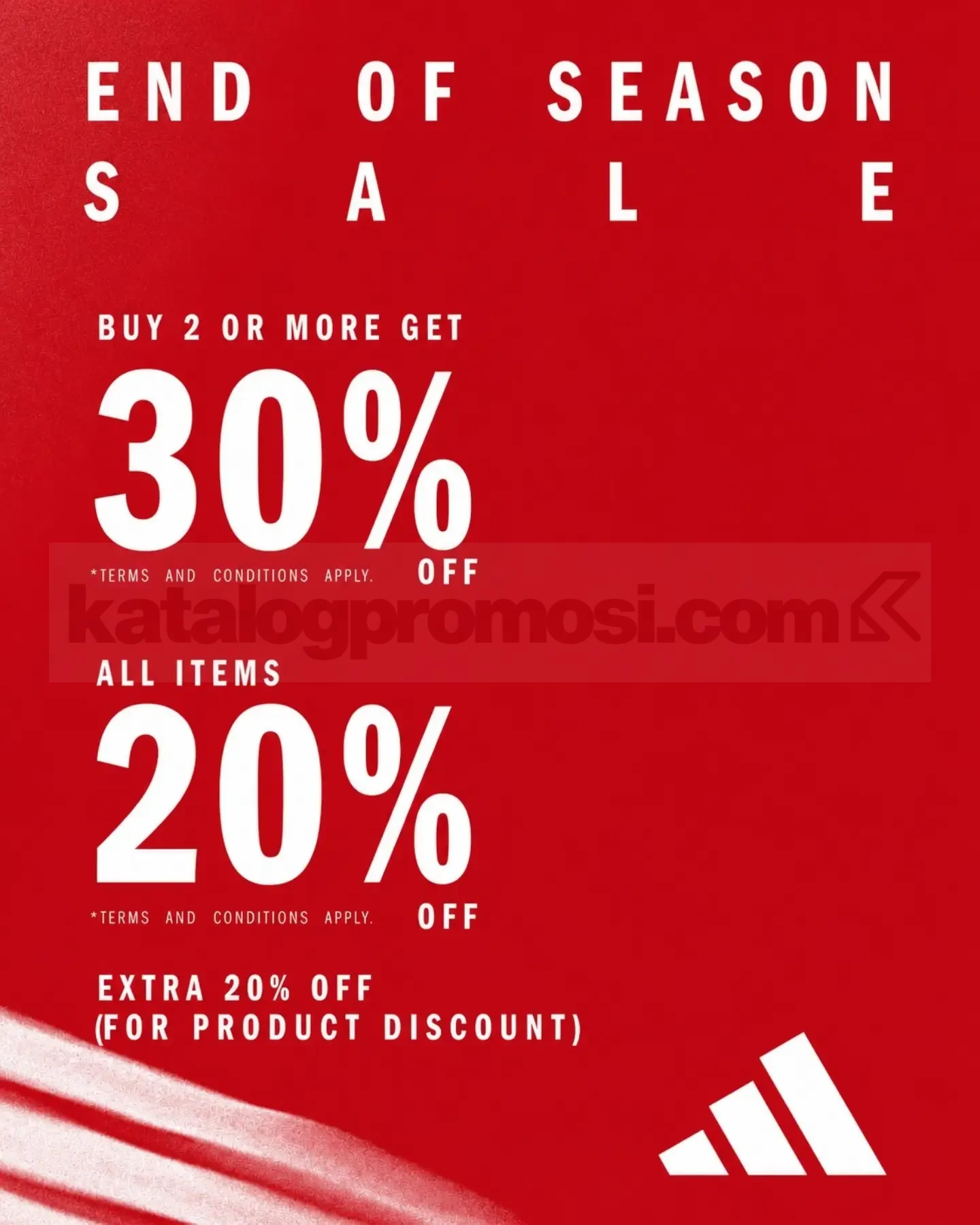 Promo Adidas End of Season Sale: Diskon Besar hingga 30%!