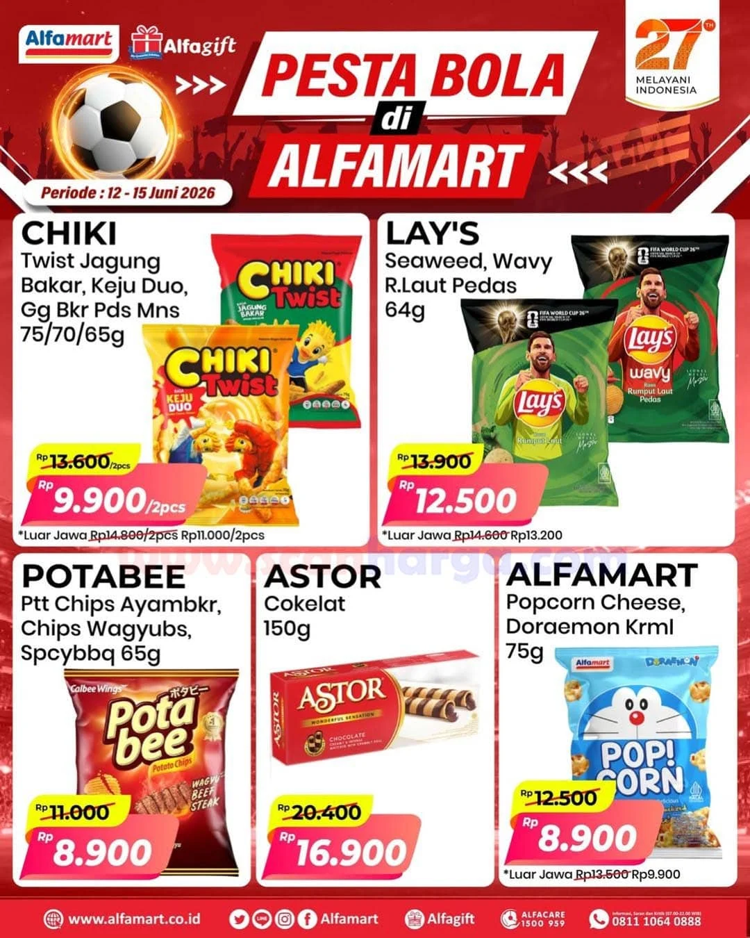 Promo Alfamart Pesta Bola: Nikmati Camilan Hemat 12-15 Juni 2026