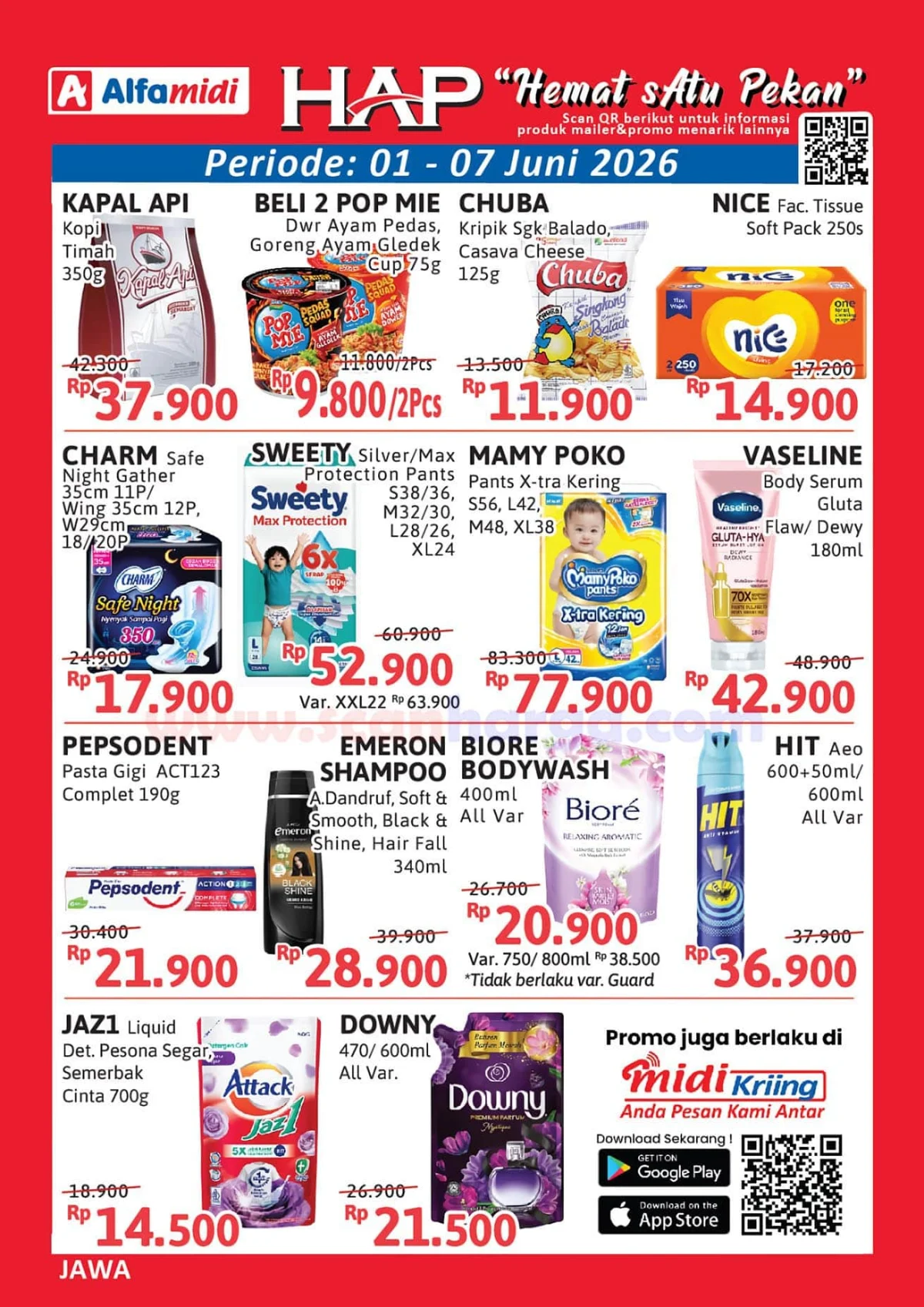 Promo Alfamidi HAP: Diskon Heboh 1-7 Juni 2026
