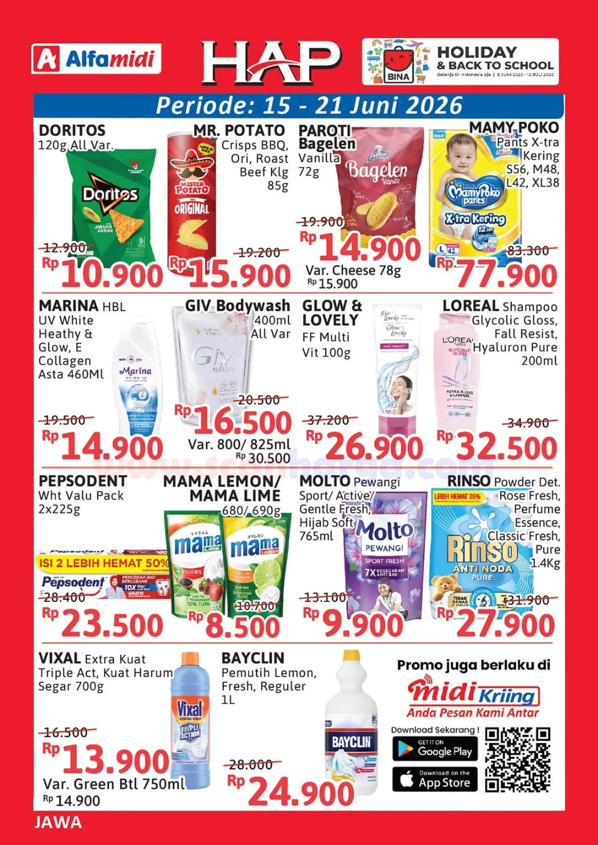 Promo Alfamidi: Hemat Awal Pekan 15-21 Juni 2026