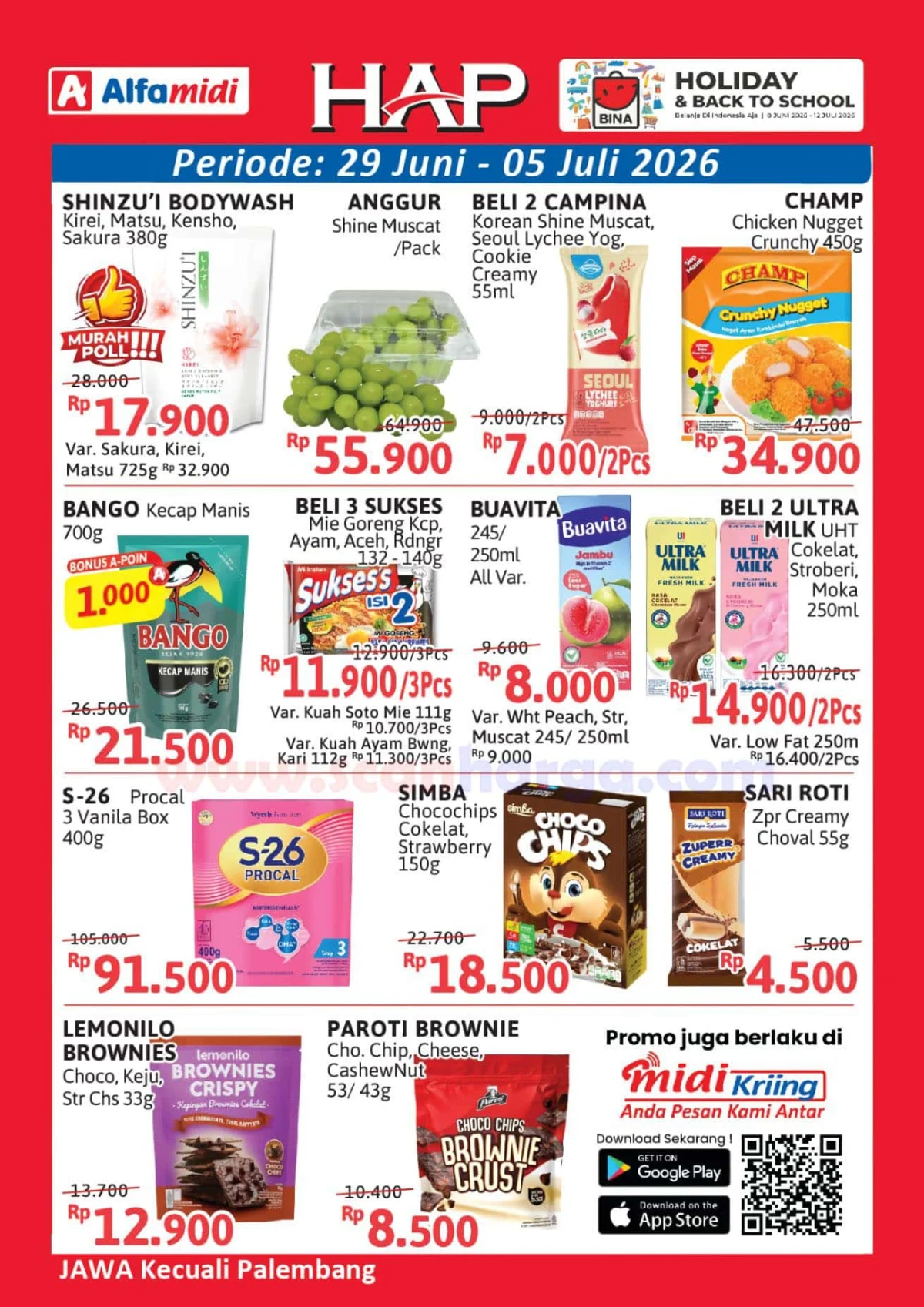 Promo Alfamidi Weekday: Hemat Awal Pekan 29 Juni - 5 Juli 2026