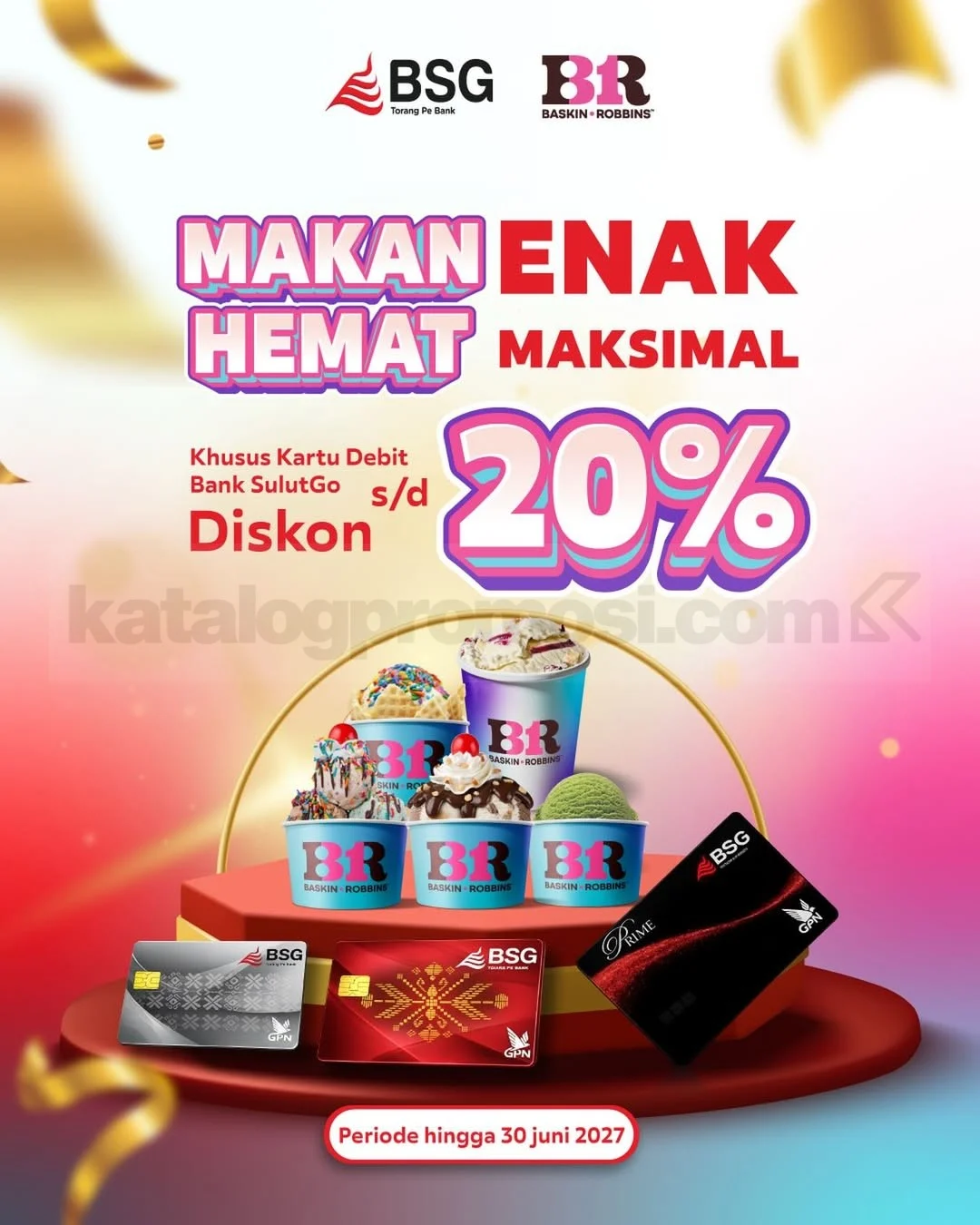 Promo Baskin Robbins BSG: Diskon 20% Hingga 2027!