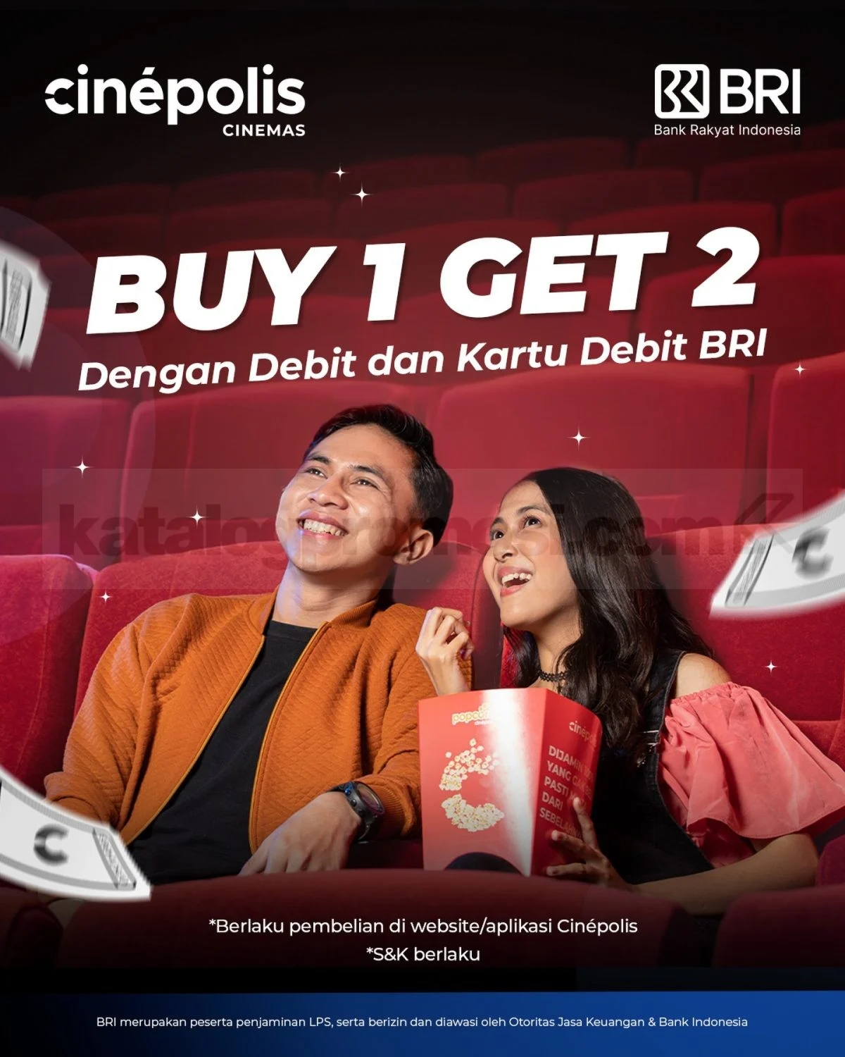 Promo Cinépolis BRI: Beli 1 Gratis 1 Tiket Film Hingga 30 Juni 2026