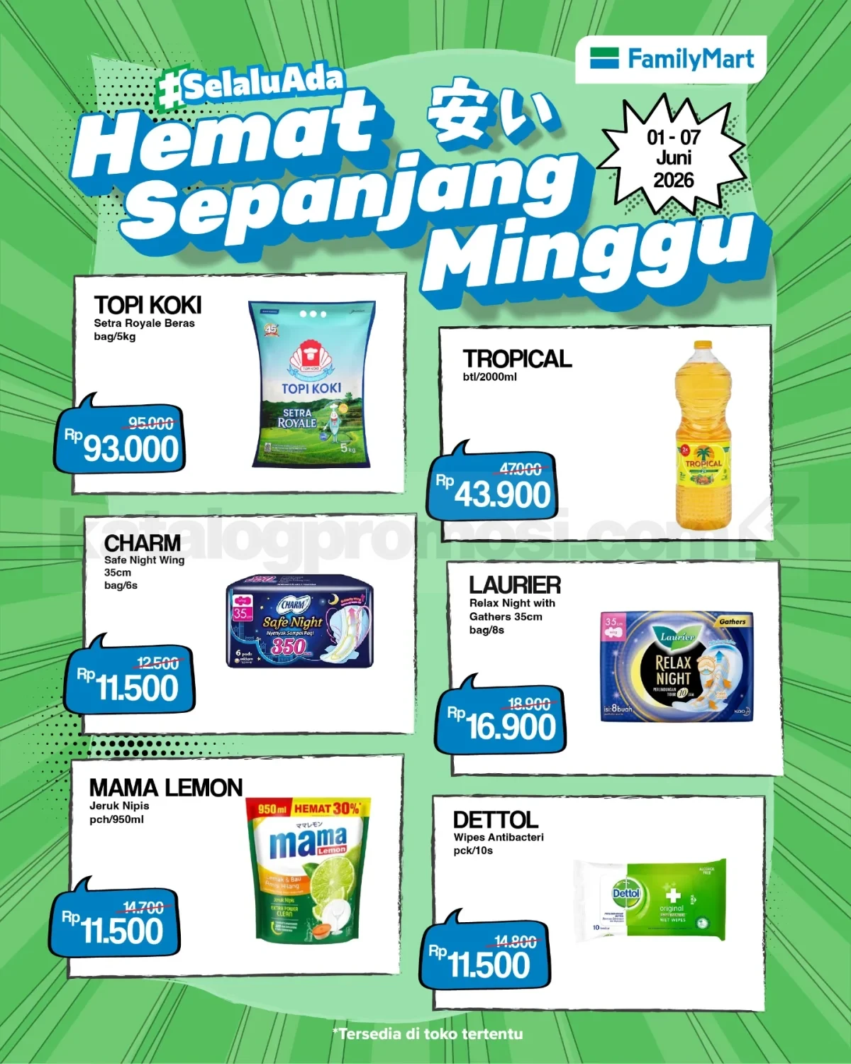 Promo FamilyMart: Hemat Banget 1-7 Juni 2026