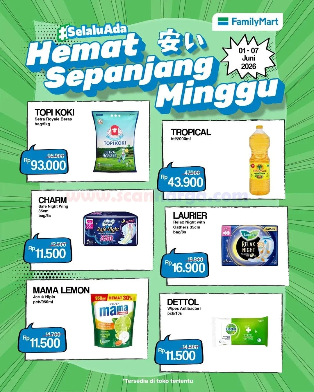 Promo FamilyMart Hemat Banget: 1-7 Juni 2026