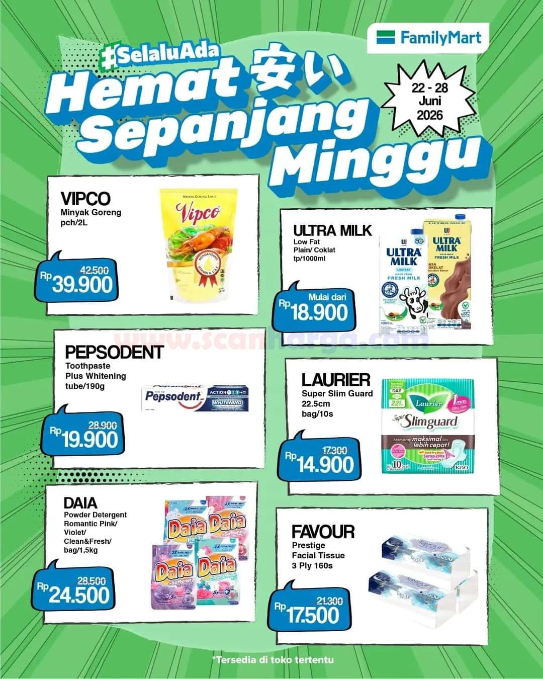 Promo FamilyMart Hemat Banget 22-28 Juni 2026!