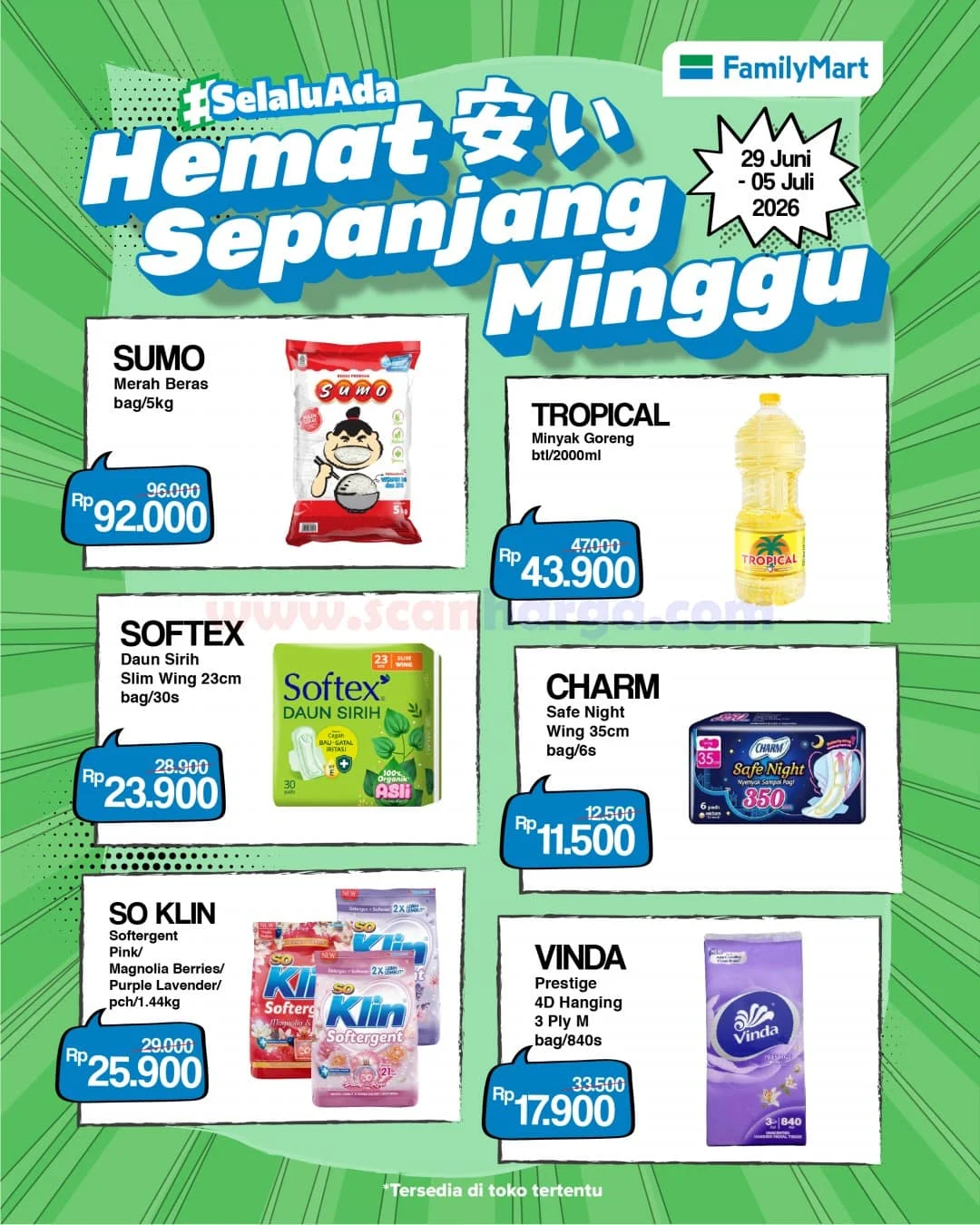 Promo FamilyMart: Hemat Banget 29 Juni - 5 Juli 2026