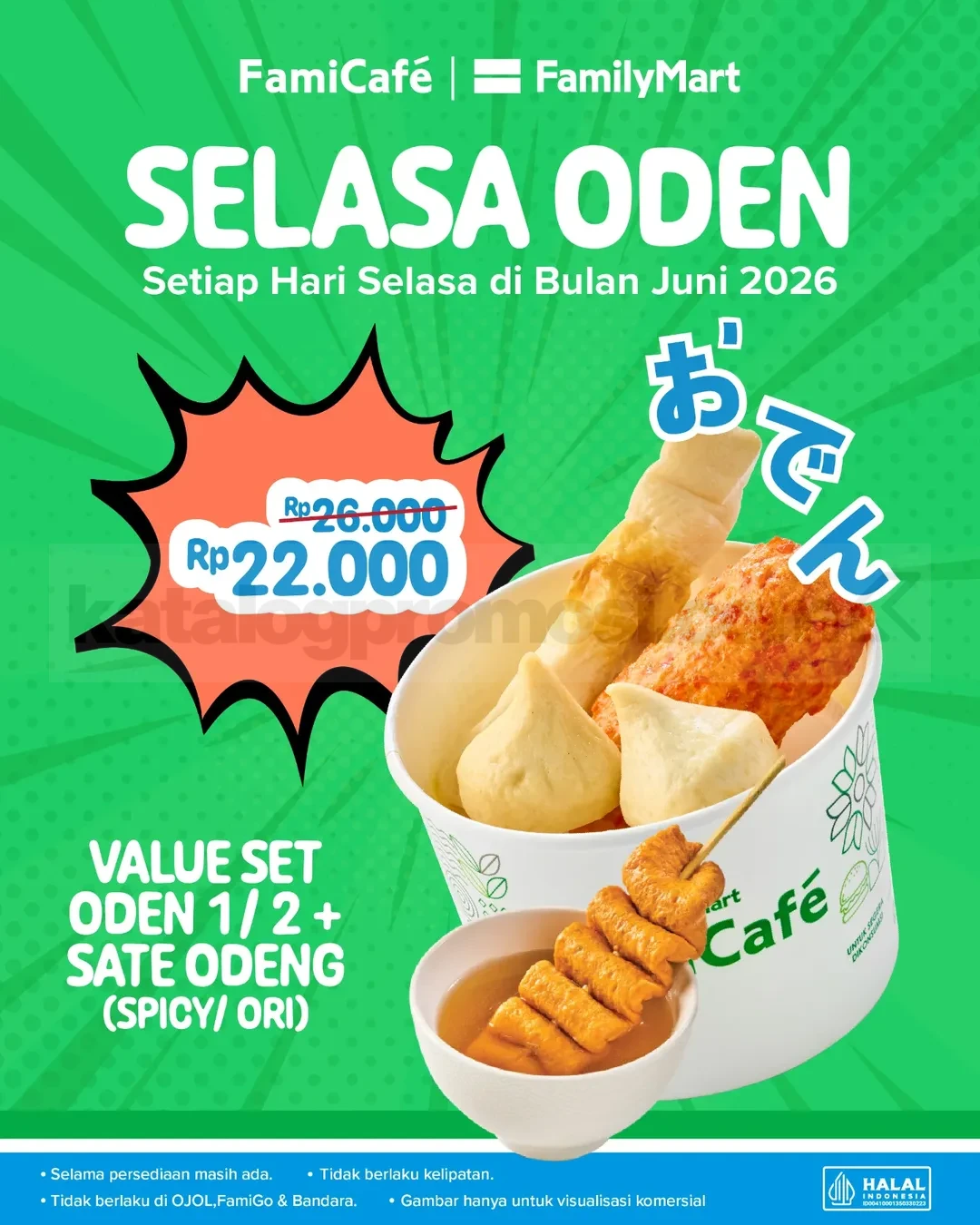 Promo FamilyMart: Oden & Sate Hemat Setiap Selasa Juni 2026