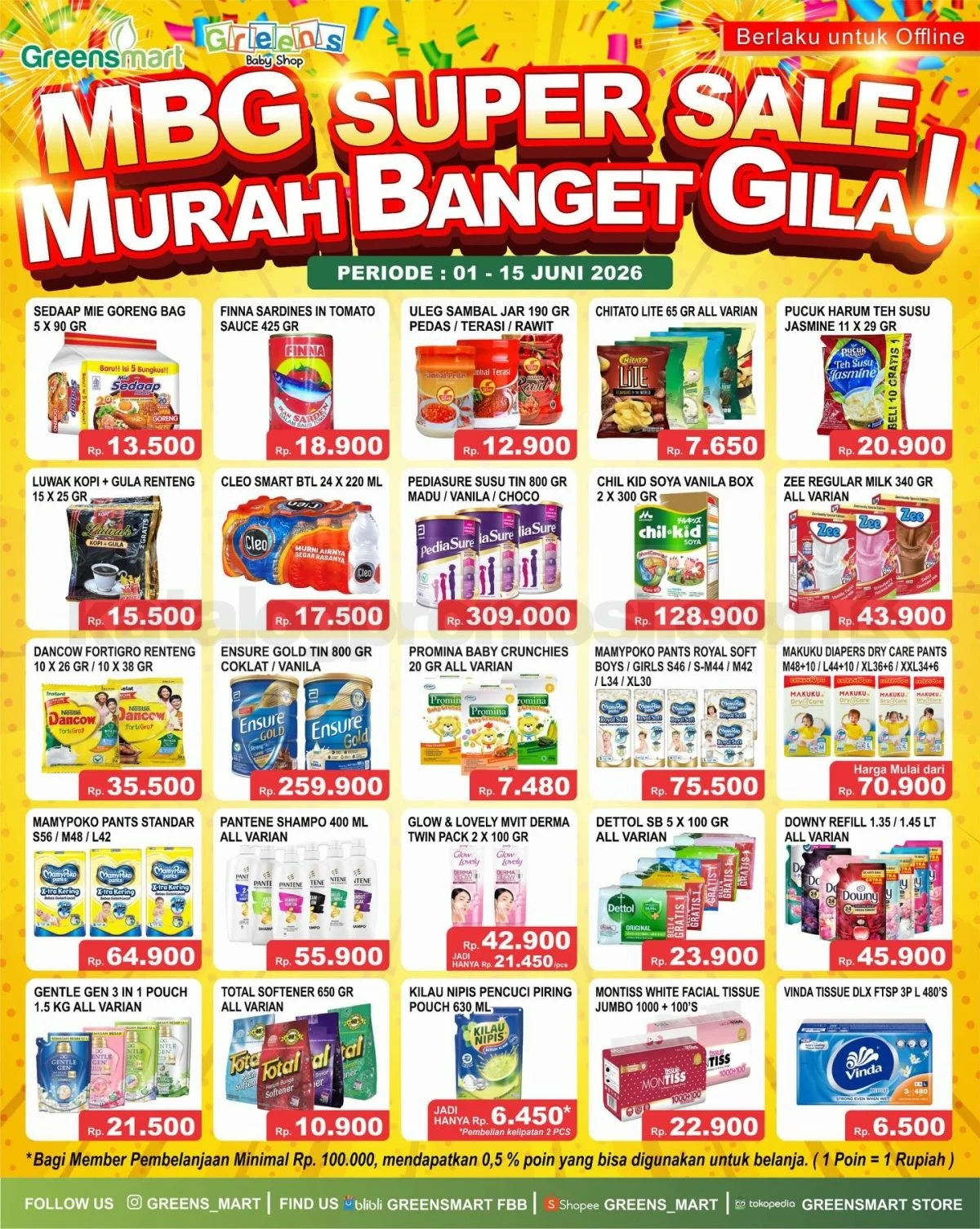 Promo Greensmart Juni 2026: Banjir Diskon Spesial!