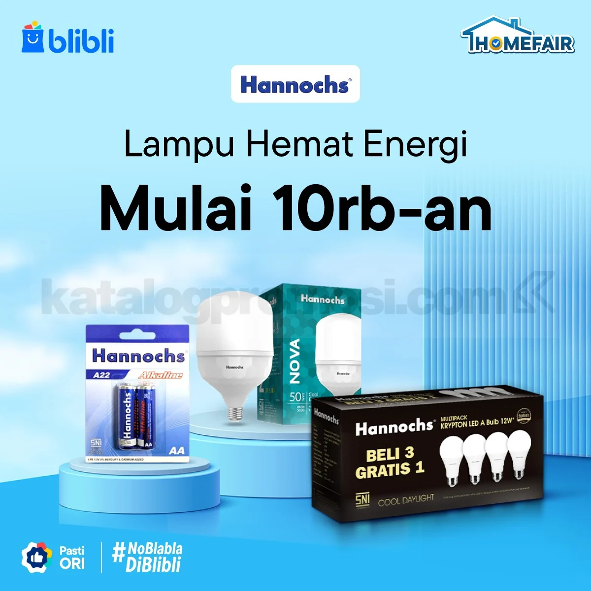 Promo Hannochs Blibli: Lampu Hemat Energi Mulai 10 Ribu