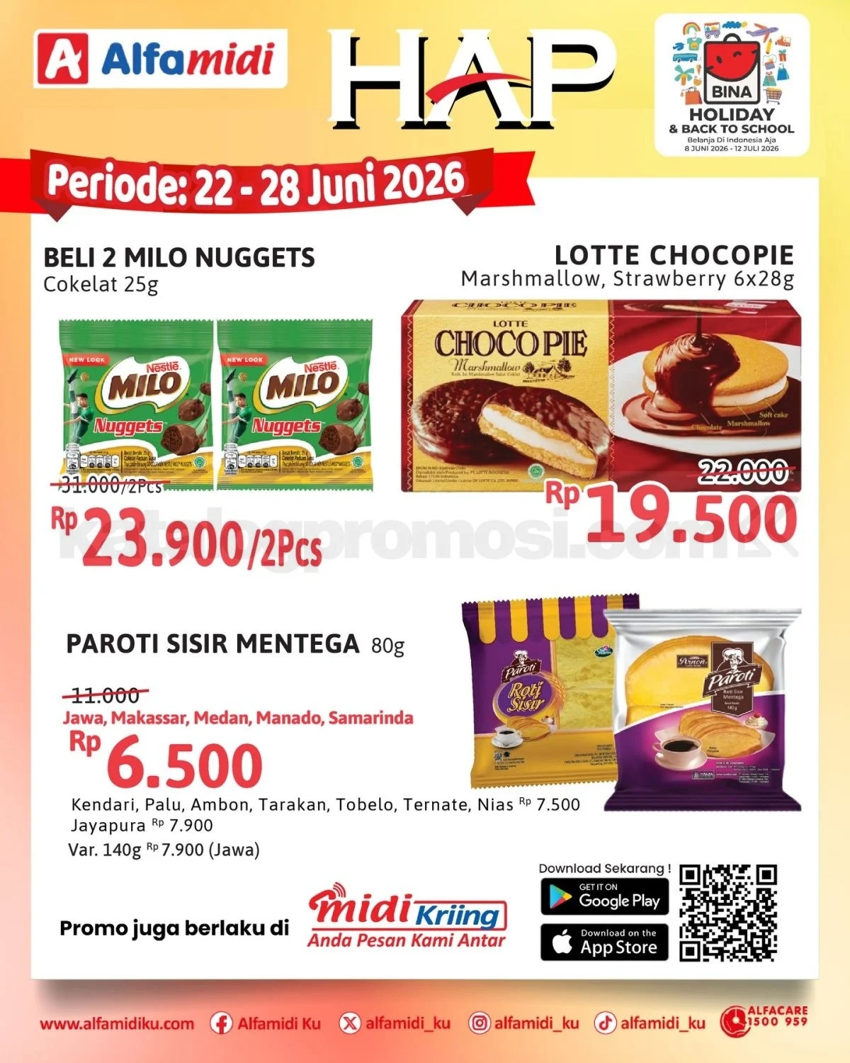 Promo HAP Alfamidi: Diskon Heboh 22-28 Juni 2026