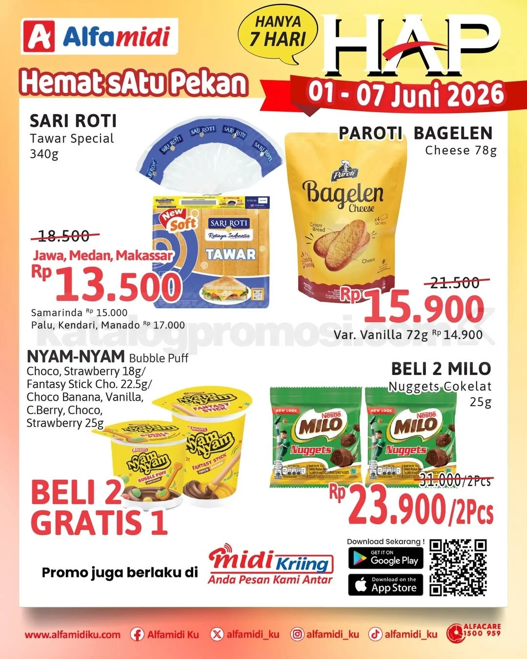 Promo HAP Alfamidi: Hemat Seminggu Penuh 1-7 Juni 2026