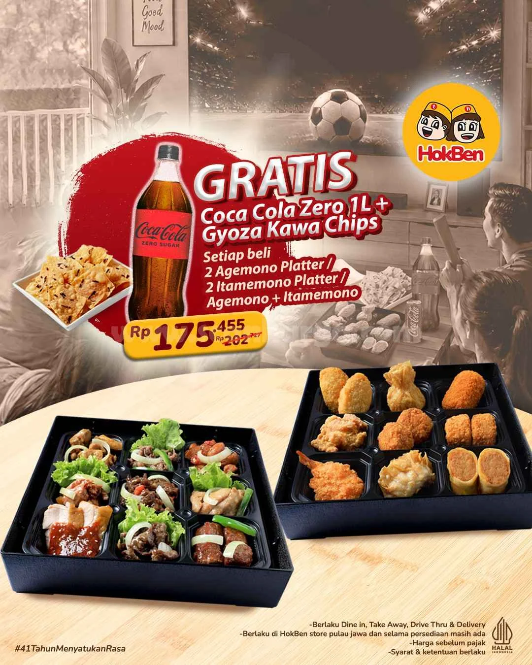 Promo HokBen Pesta Bola: Nikmati Menu Hemat Mulai Rp 17 Ribu