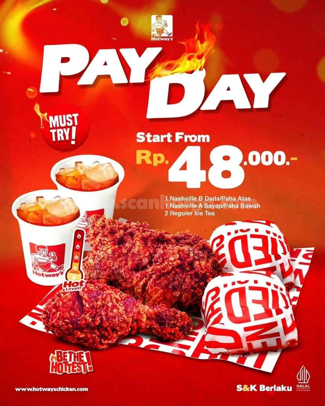 Promo Hotways Payday: Paket Nashville Lezat Mulai Rp 48.000