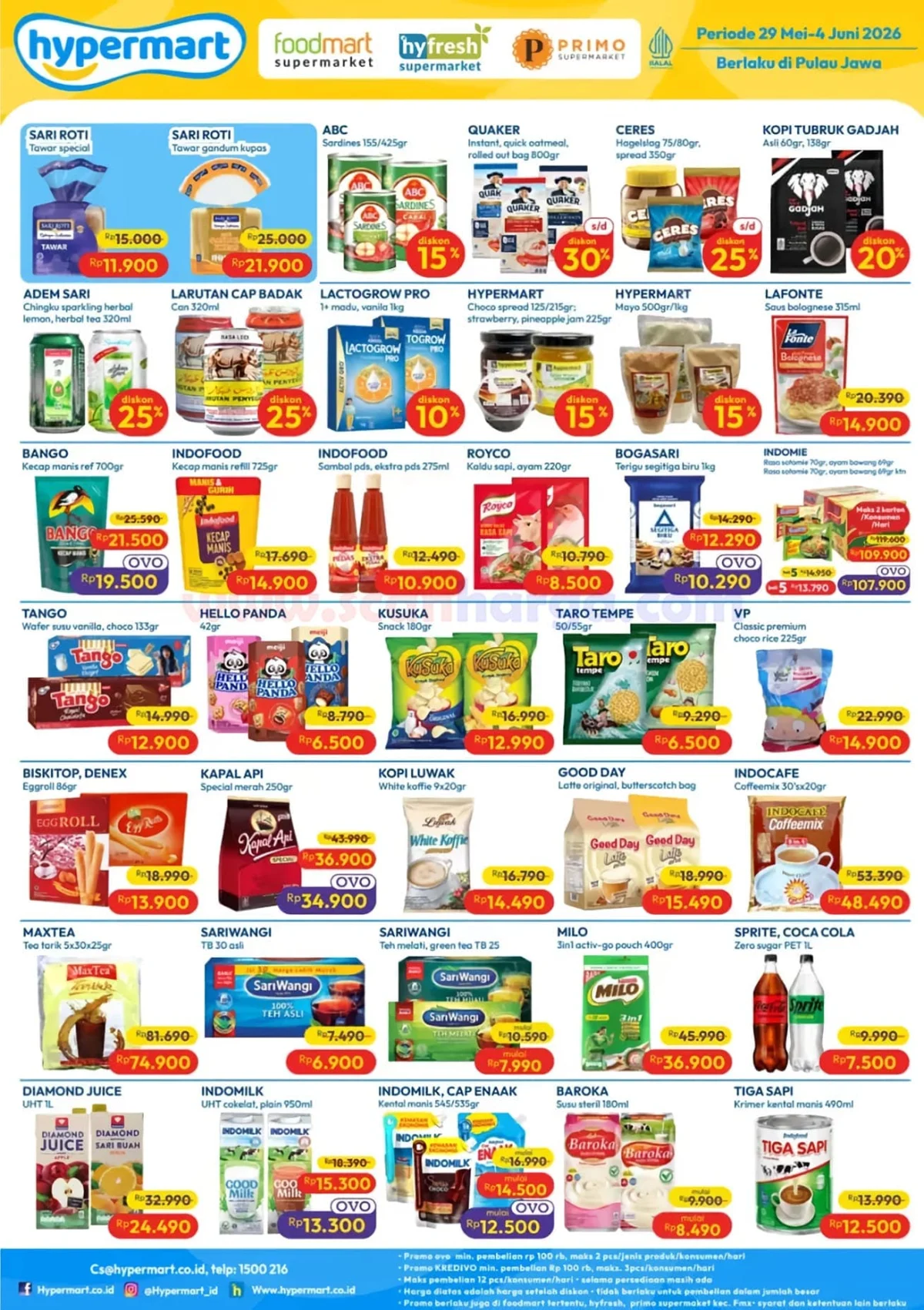 Promo Hypermart Weekday 2-4 Juni 2026: Diskon Heboh Kebutuhan Harian!