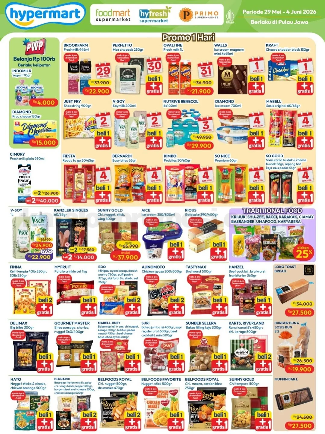 Promo Hypermart Weekday: Diskon Heboh 1-4 Juni 2026!