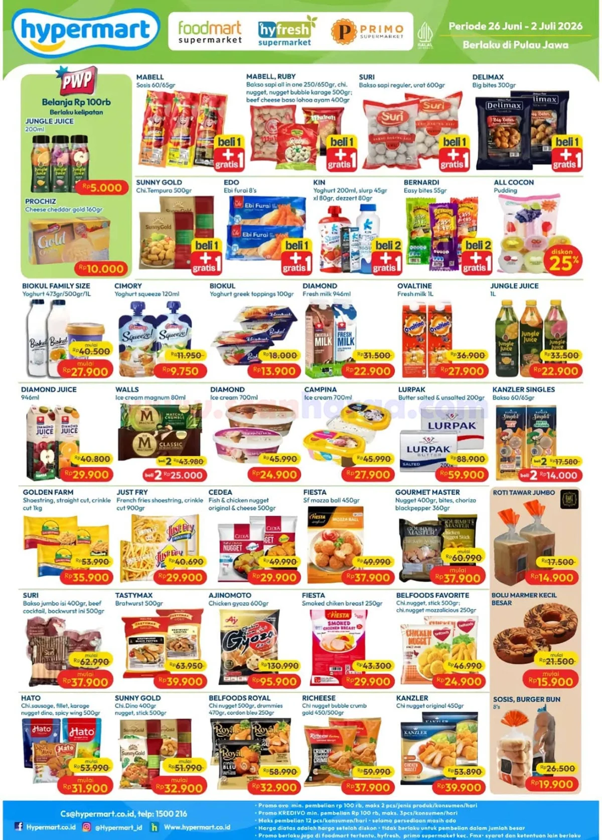 Promo Hypermart Weekday: Diskon Heboh 30 Juni - 2 Juli 2026