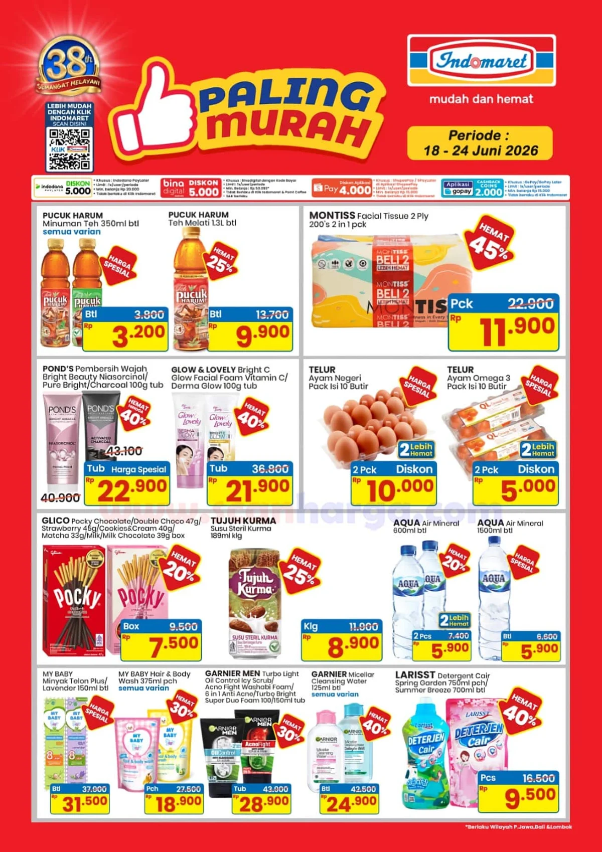 Promo Indomaret 18-24 Juni 2026: Belanja Hemat & Cashback Melimpah