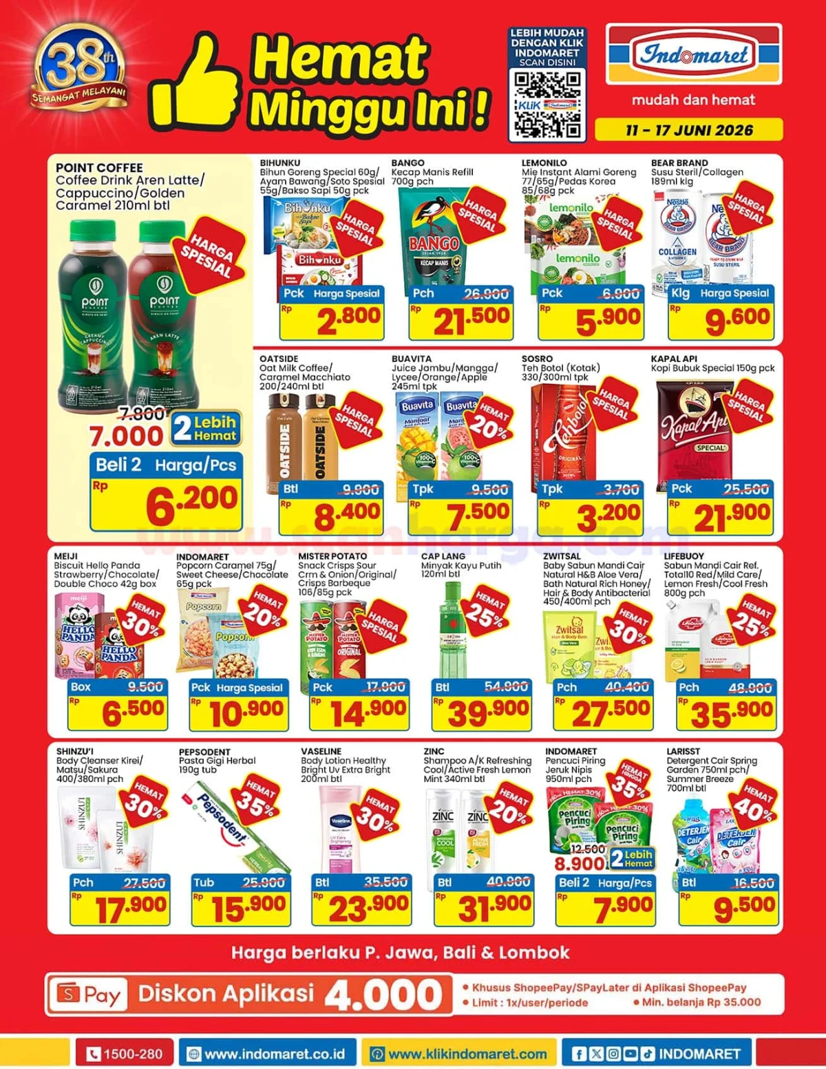 Promo Indomaret: Banjir Diskon Hemat Banget 11-17 Juni 2026