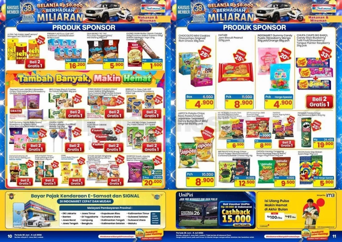 Promo Indomaret: Belanja Hemat 25 Juni - 8 Juli 2026!