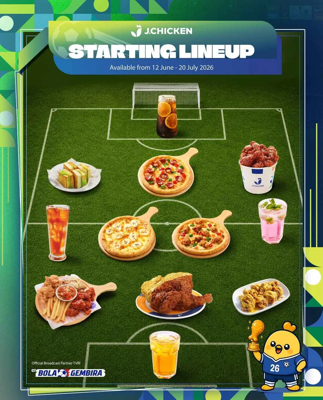Promo J.Chicken Goal World Set Menu Hemat Mulai Rp 16 Ribu