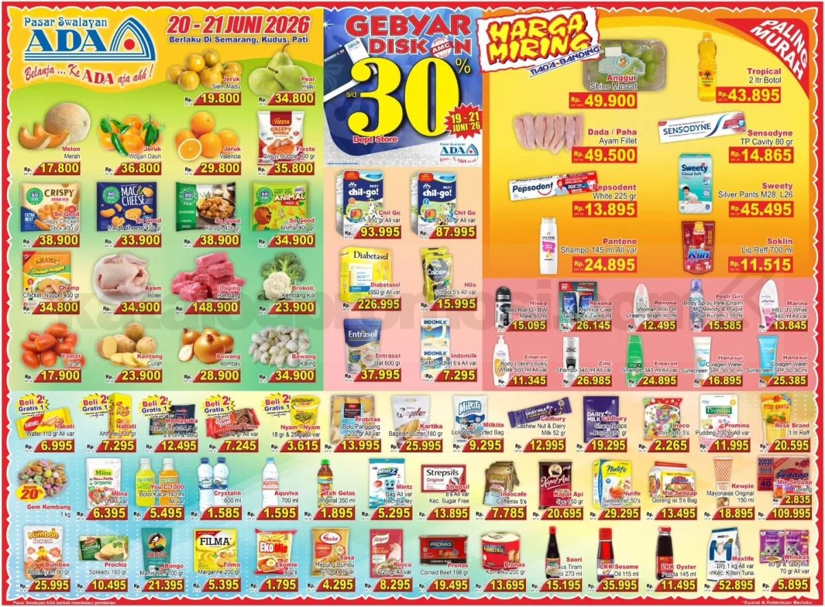 Promo JSM ADA Swalayan 20-21 Juni 2026: Banjir Diskon!