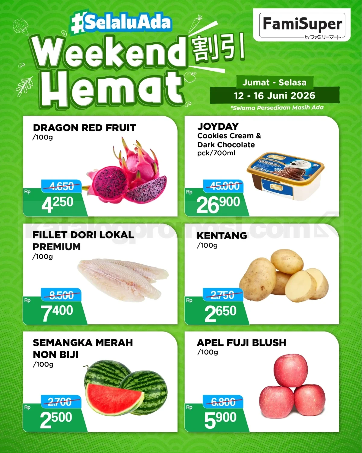Promo JSM FamilyMart 12-16 Juni 2026: Belanja Hemat Akhir Pekan!