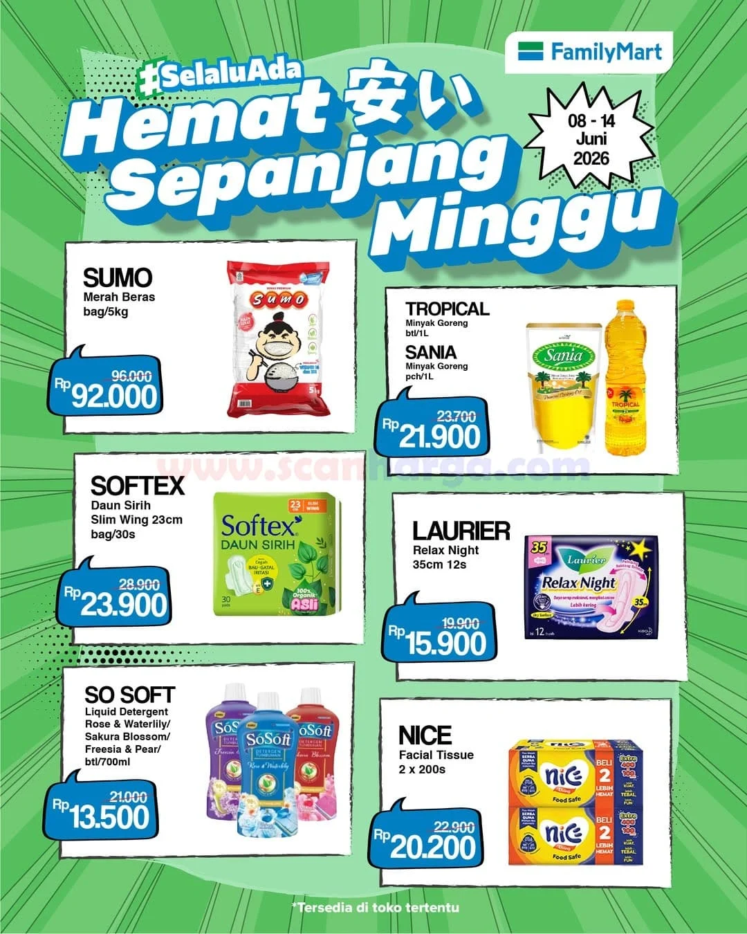 Promo JSM FamilyMart: Belanja Hemat Akhir Pekan 12-14 Juni 2026