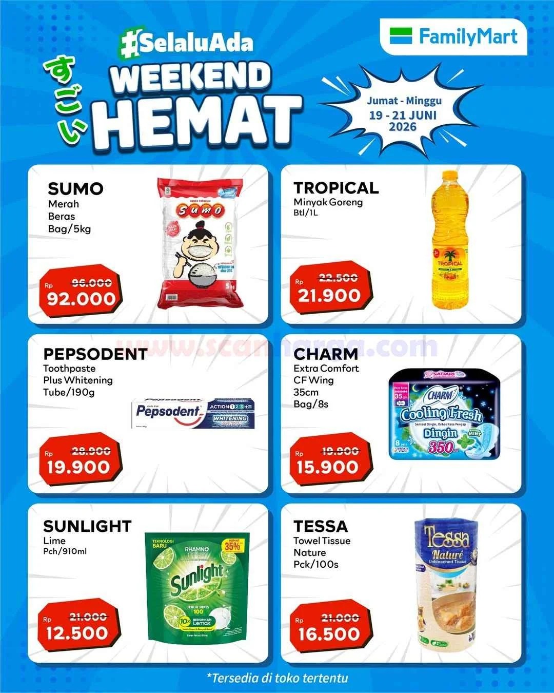 Promo JSM FamilyMart Weekend 19-21 Juni 2026: Belanja Hemat Akhir Pekan!