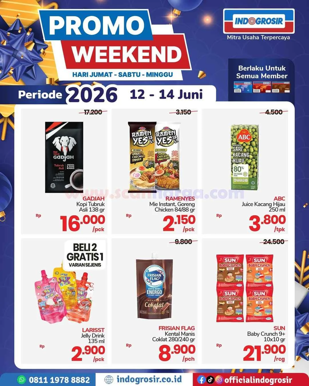Promo JSM Indogrosir 12-14 Juni 2026: Hemat Belanja Akhir Pekan