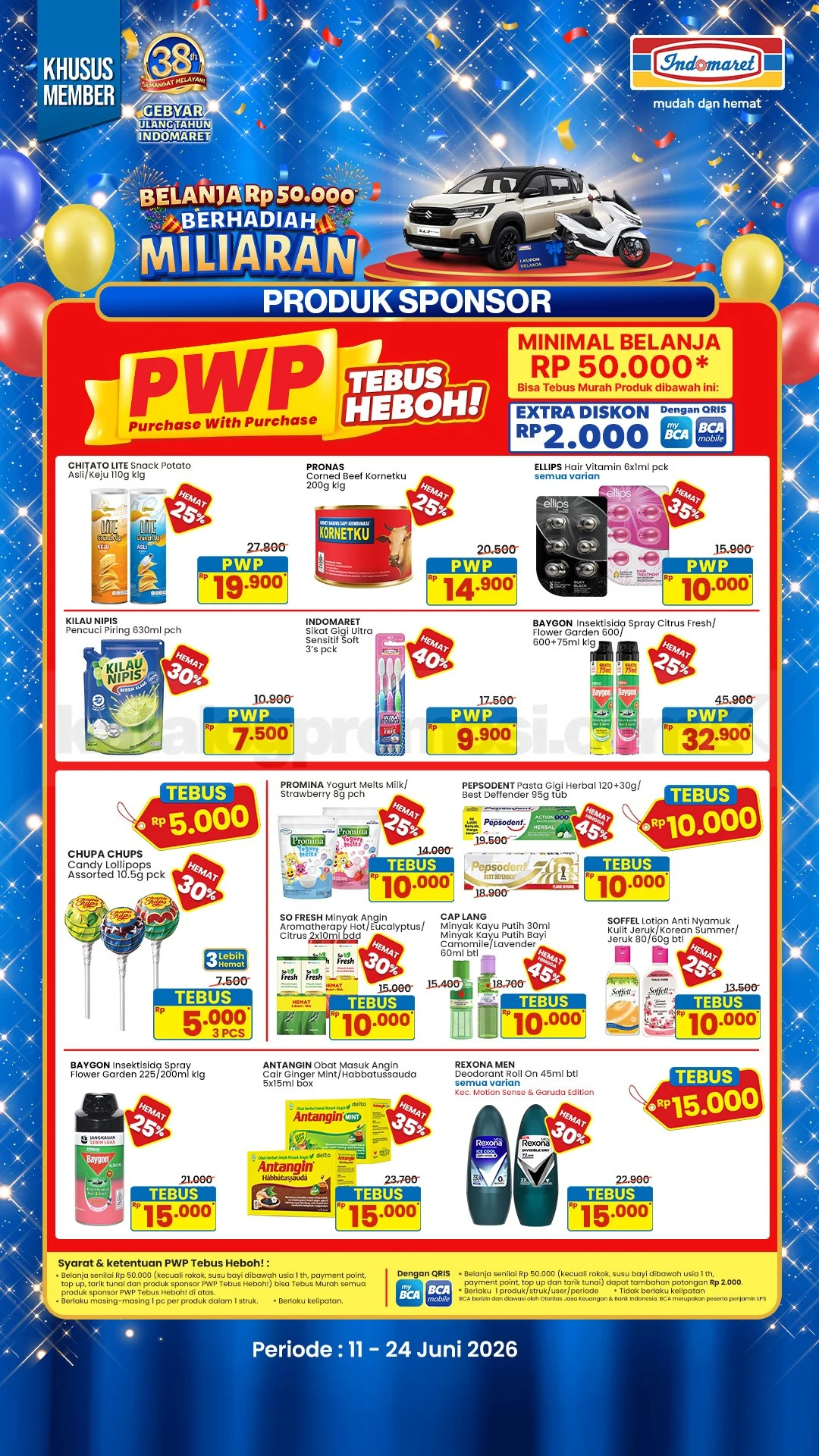 Promo JSM Indomaret 11-14 Juni 2026: Belanja Hemat Akhir Pekan!