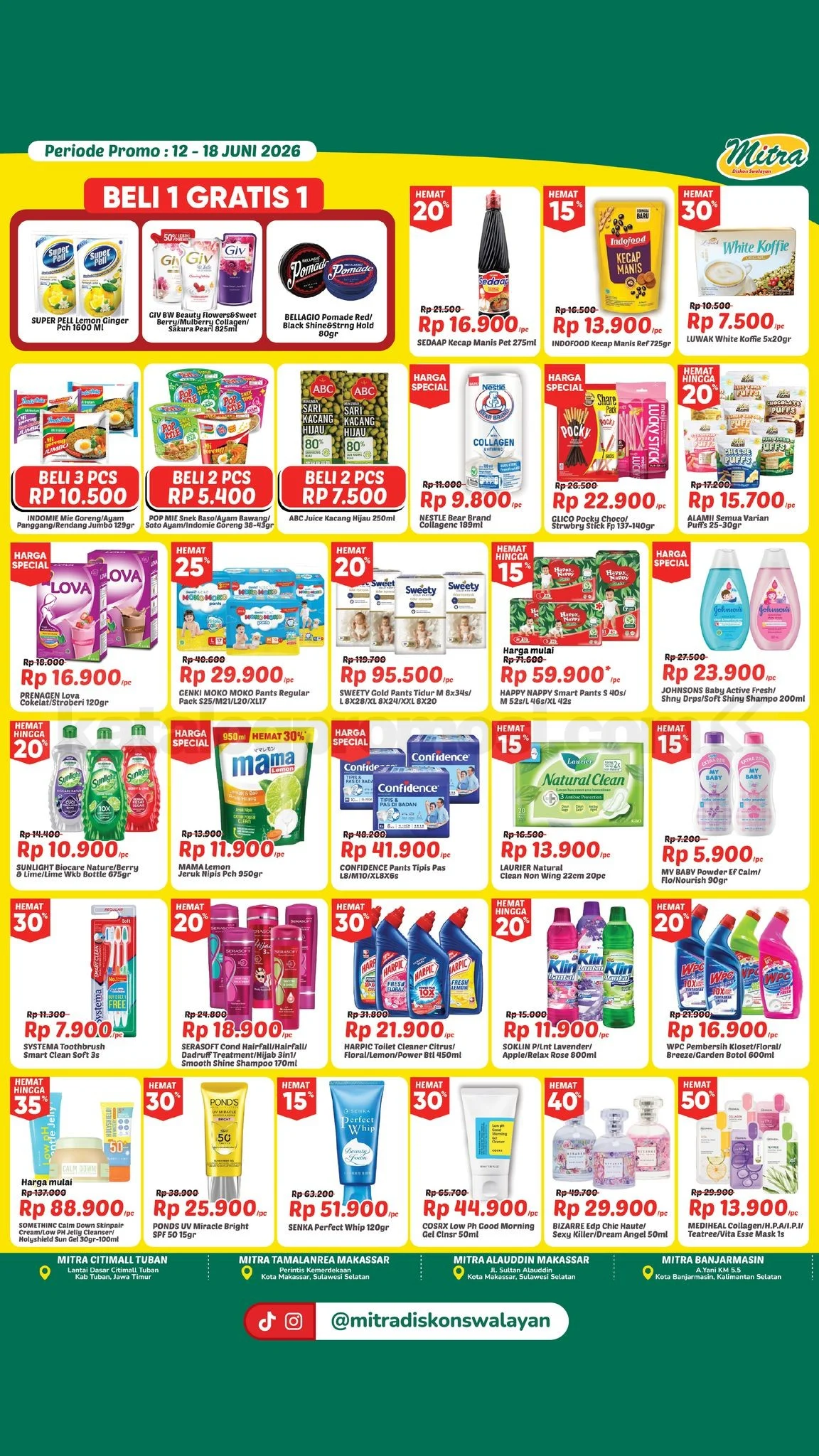 Promo JSM Mitra Diskon: Diskon Akhir Pekan 12-18 Juni 2026