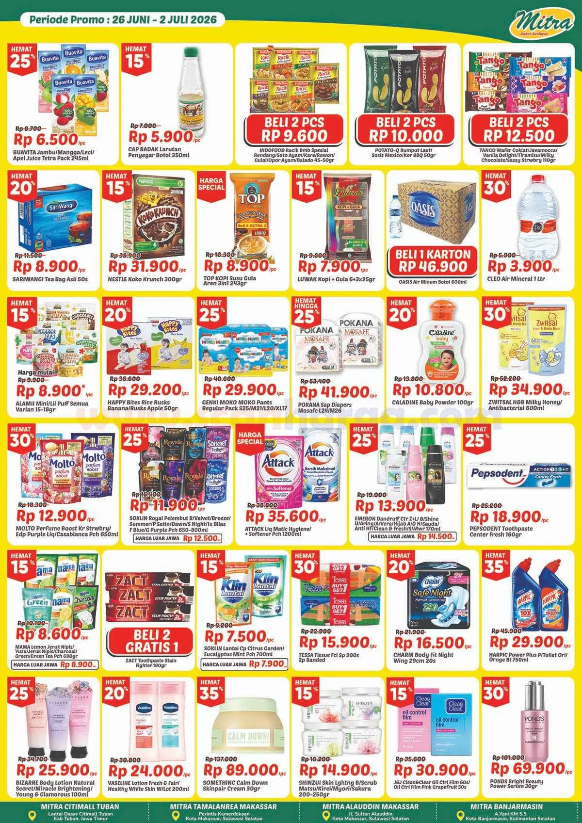 Promo JSM Mitra Diskon Swalayan: Belanja Hemat 26 Juni - 2 Juli 2026