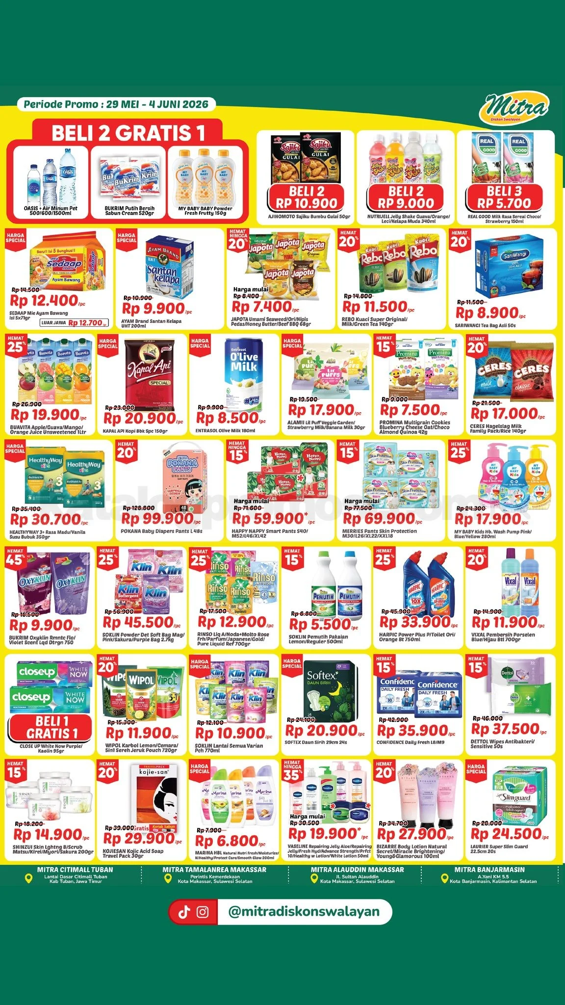 Promo JSM Mitra Diskon Swalayan: Diskon Heboh Akhir Pekan
