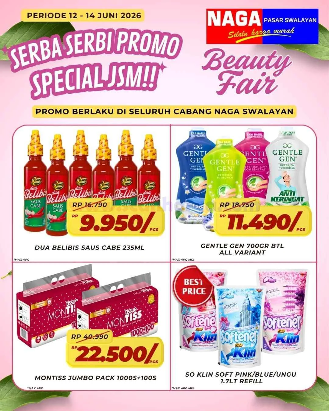 Promo JSM Naga Swalayan: Hemat Akhir Pekan 12-14 Juni 2026