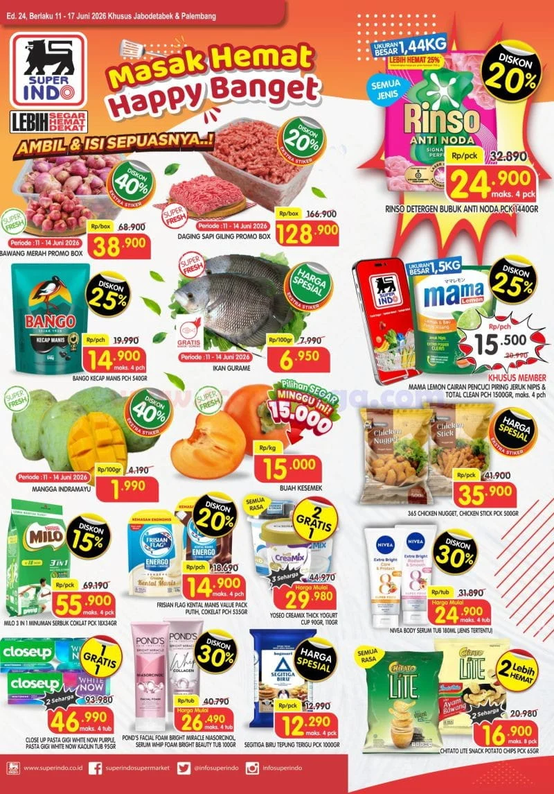 Promo JSM Superindo: Hemat Besar 11-17 Juni 2026