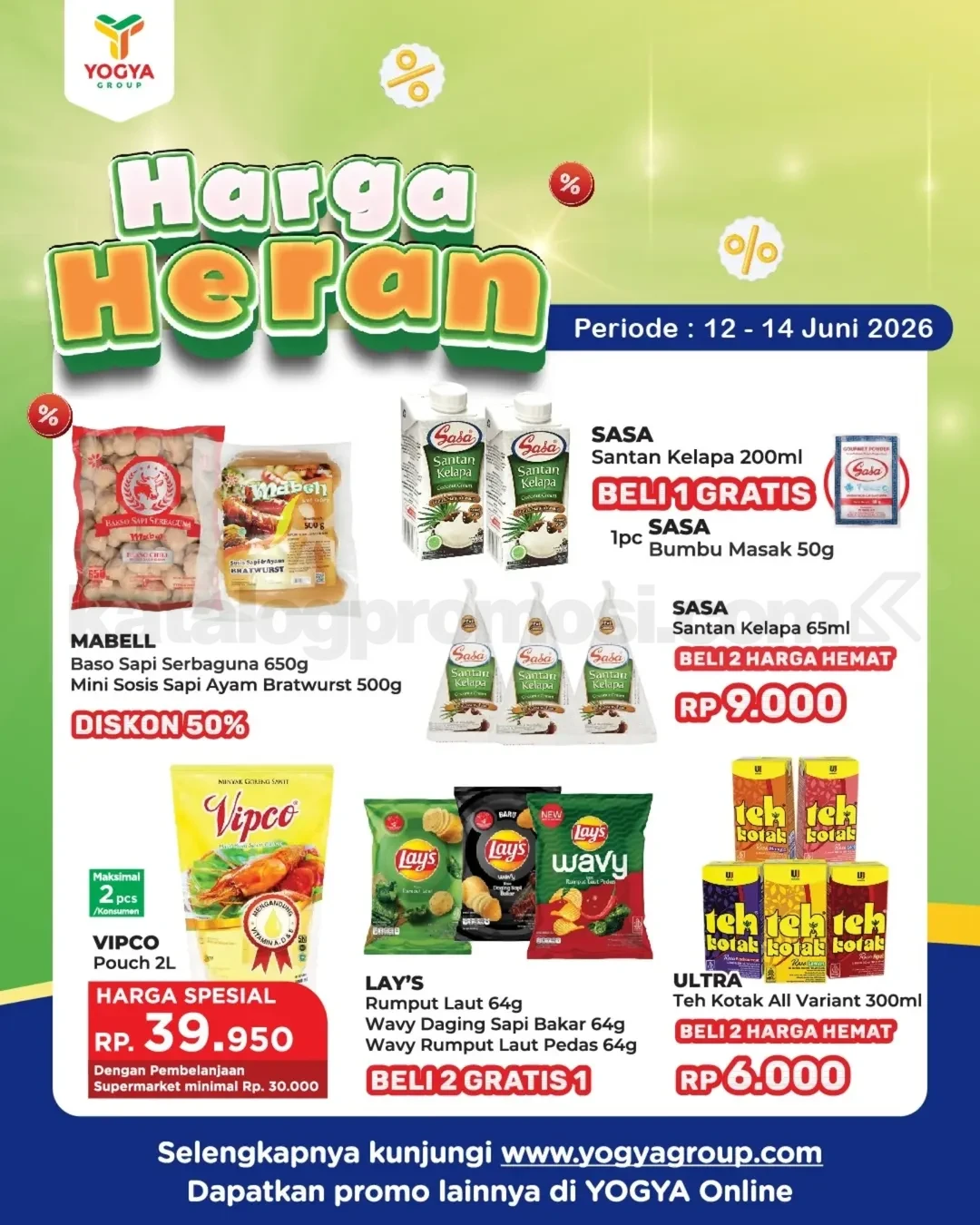 Promo JSM Toserba Yogya: Harga Heran Weekend 12-14 Juni 2026!