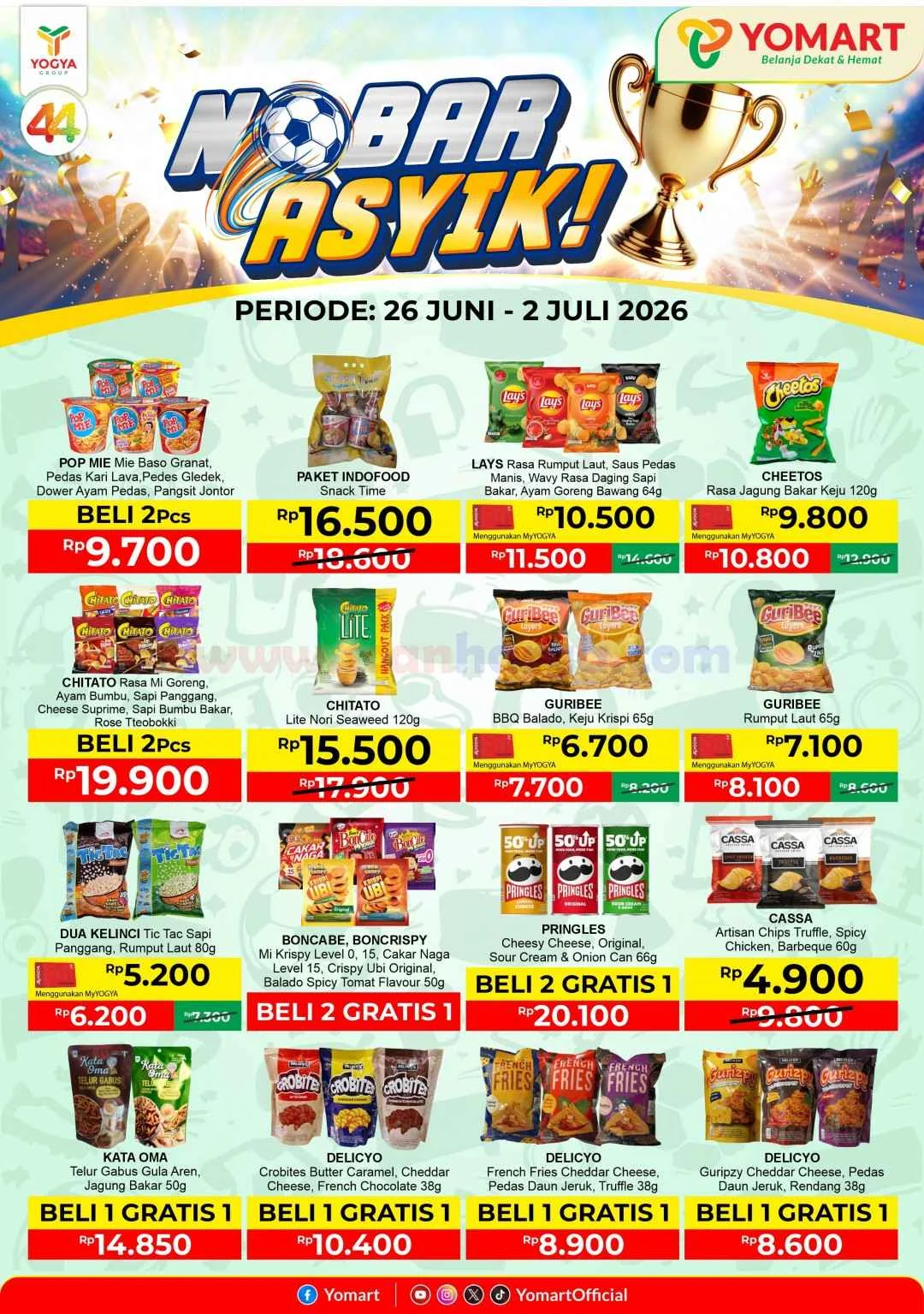 Promo JSM YOMART: Belanja Hemat Akhir Pekan 26 Juni - 2 Juli 2026