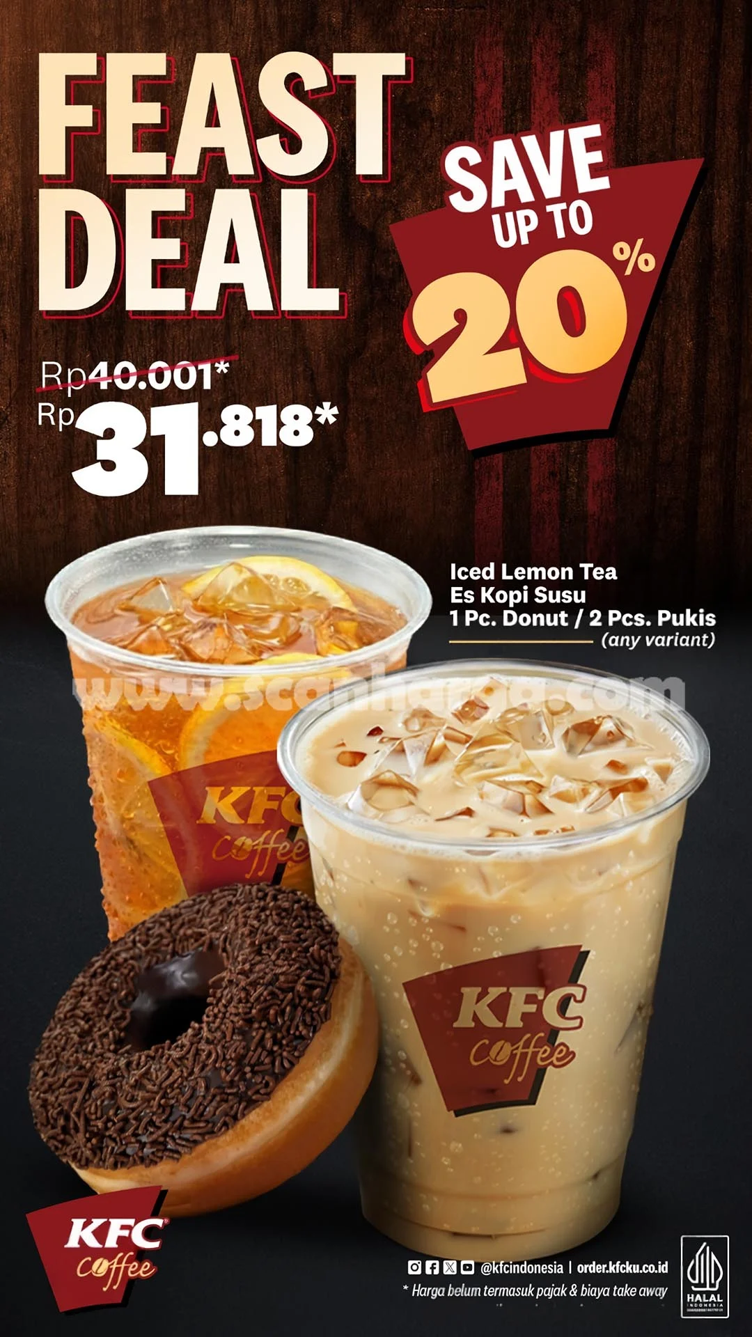 Promo KFC Feast Deal: Minuman & Camilan Hemat Mulai Rp 31.818