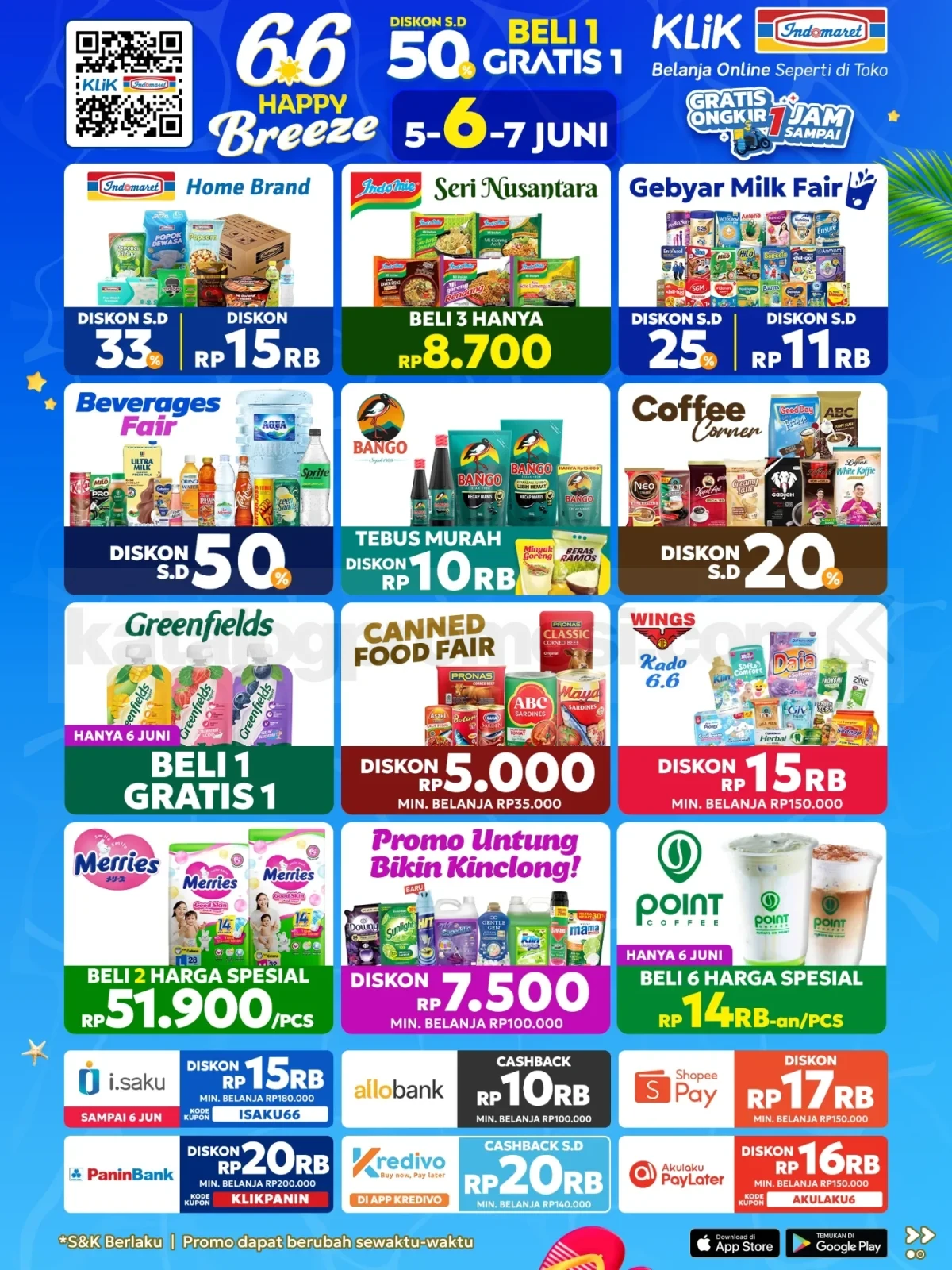 Promo Klik Indomaret 6.6: Diskon Kilat Hingga 50%