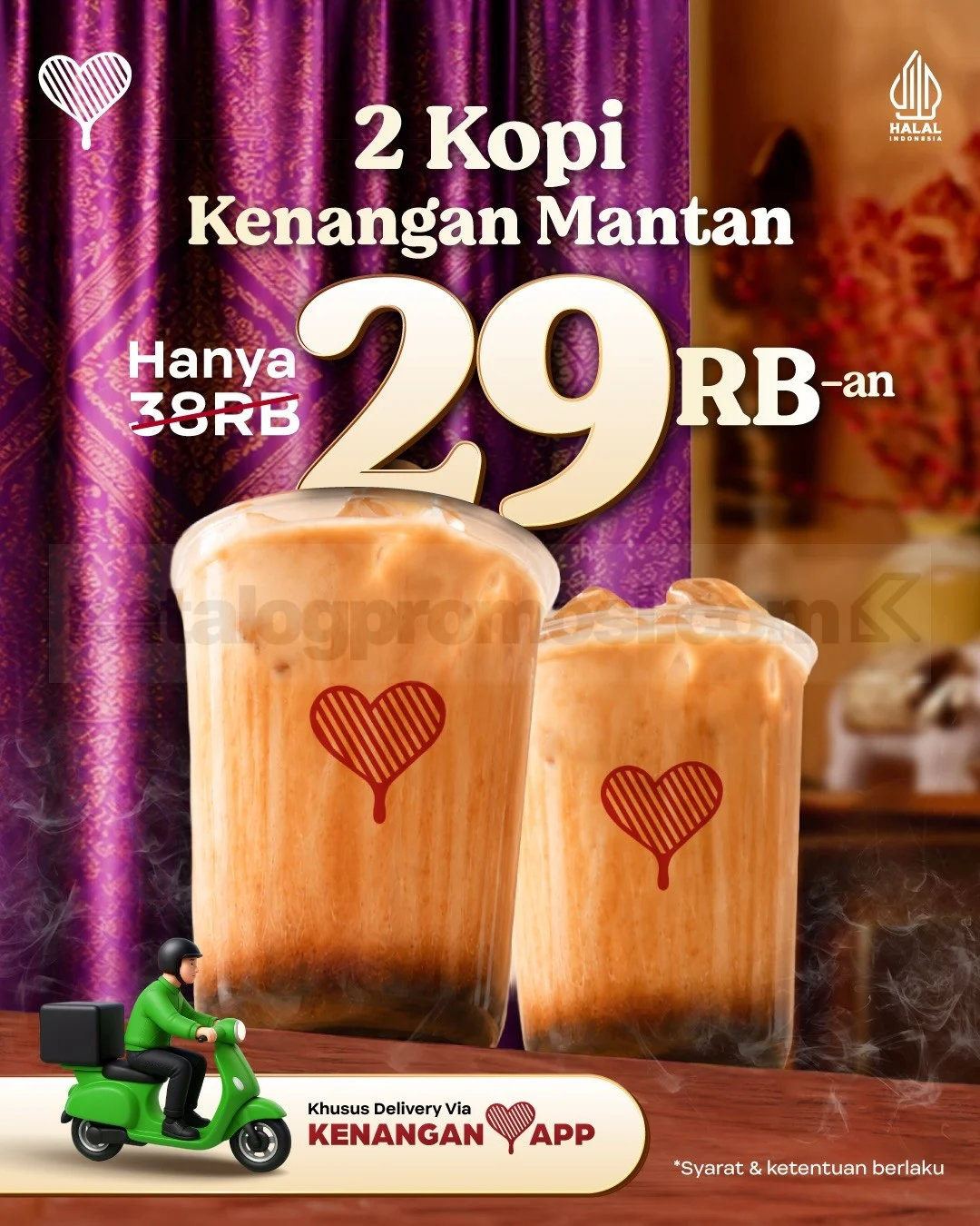 Promo Kopi Kenangan: 2 Kopi Mantan Rp29 Ribu Lewat Aplikasi