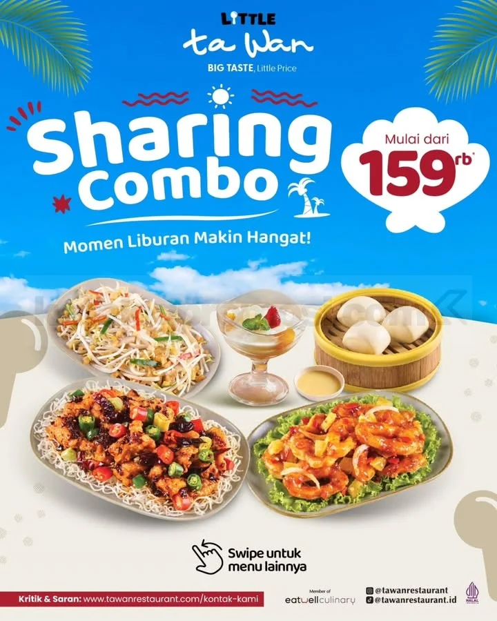 Promo Little Ta Wan: Paket Sharing Lengkap Mulai Rp 159.000