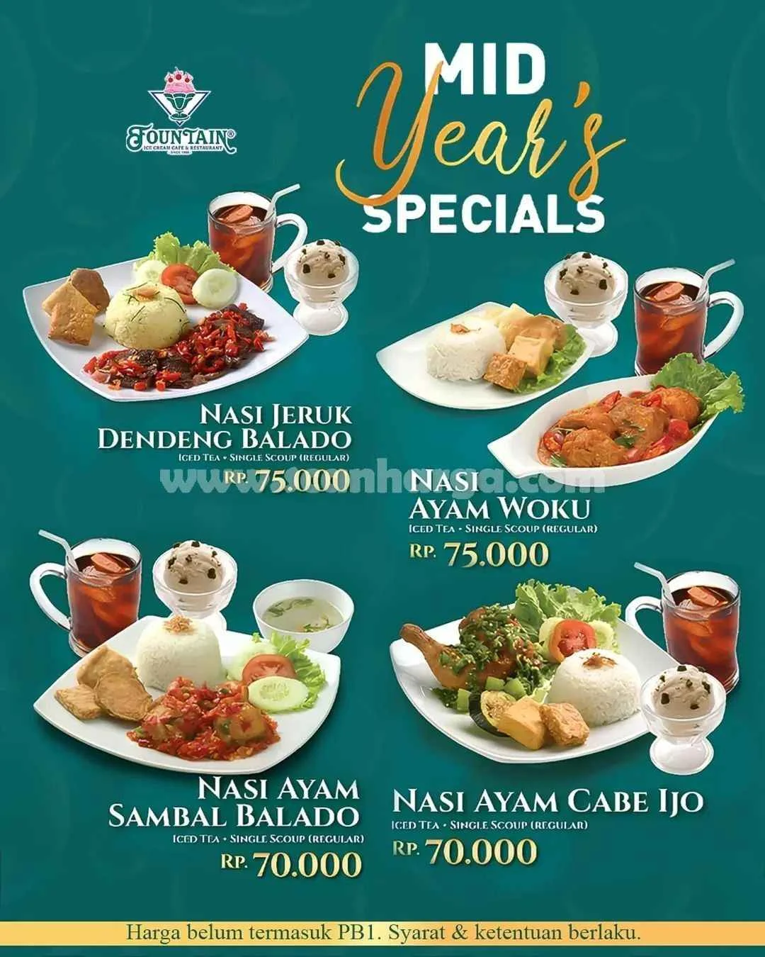 Promo Mid Year Fountain Ice Cream: Nikmati Kenikmatan Mulai Rp 70.000
